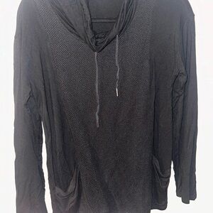 Cable & Gauge Black Knit Top Medium